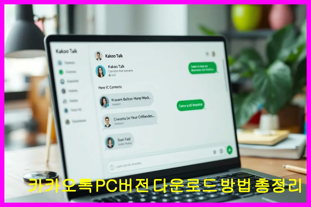 카카오톡 PC버전 다운로드 방법 총정리