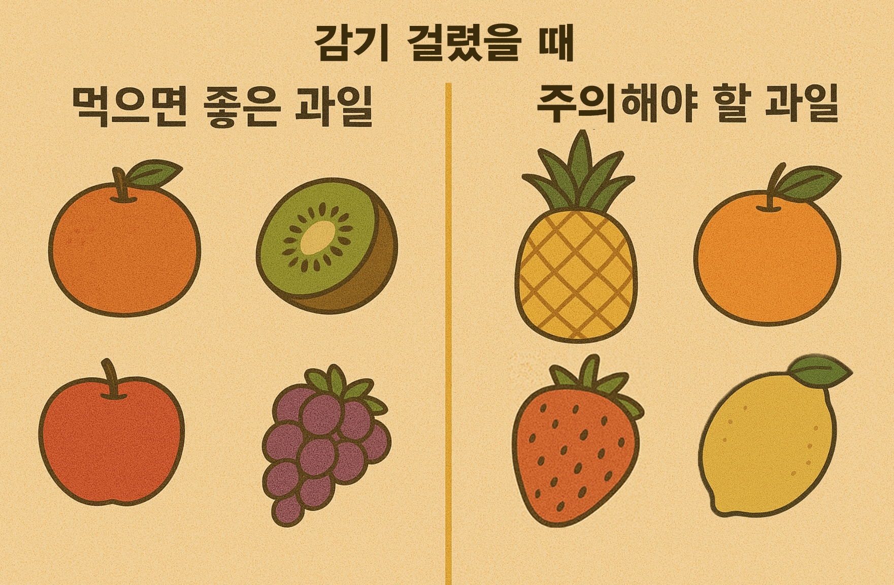 감기에도움되는과일