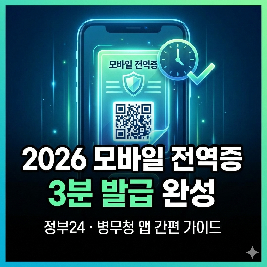 2026 모바일 신분증 앱으로 전자 전역증 간편 발급 완벽 가이드