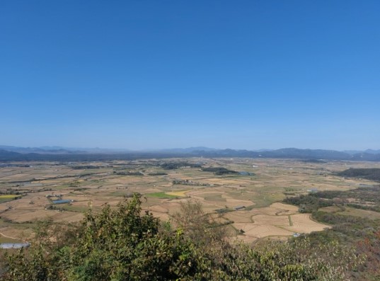소이산에서내려다본철원평야