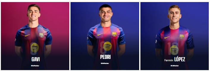 FC 바르셀로나 2025 아시안 투어 출전 선수 명단