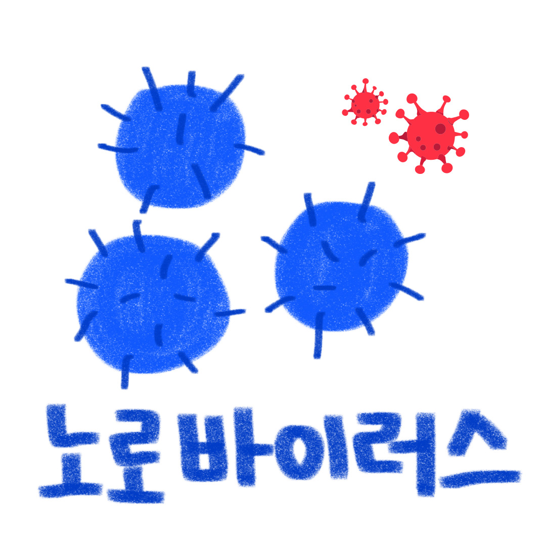 노로바이러스를 애니메이션으로 표현