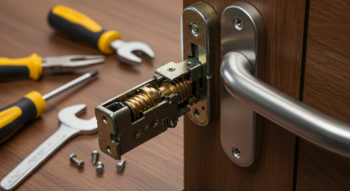 2. 번호는 눌리는데... 문이 안 열릴 때 (터치패드 및 비밀번호 오류) ⌨️