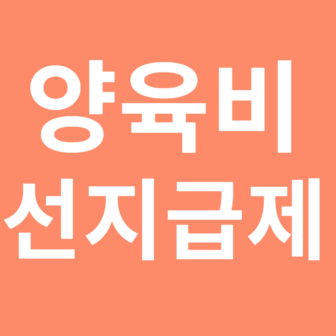 양육비 선지급제