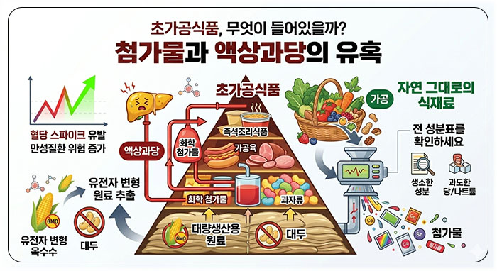 초가공식품의 위험성