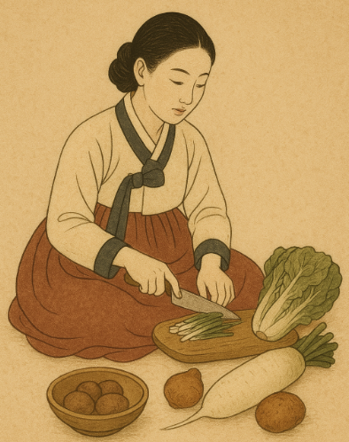 궁중 채소 손질법 관련 사진