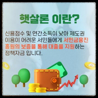 근로자햇살론과 햇살론15 비교 특례 대출자격 상환 조건 이자 취급기관.