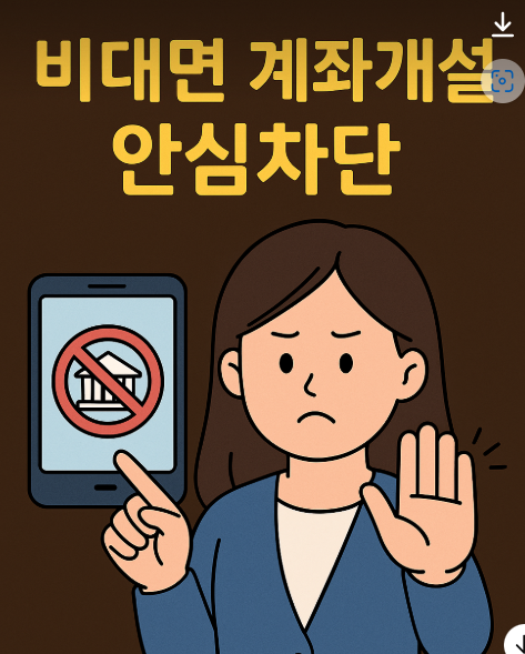 비대면 계좌개설 안심차단 이미지