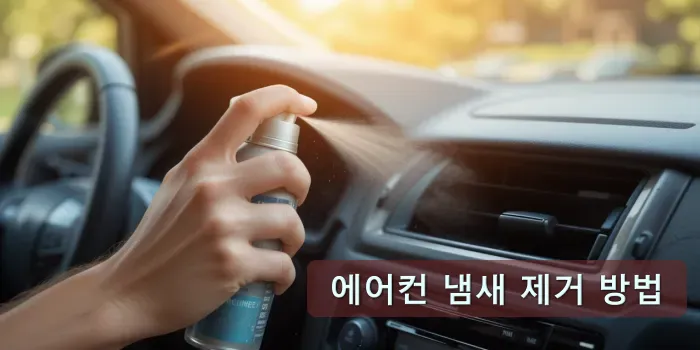 자동차 에어컨 탈취제 사용
