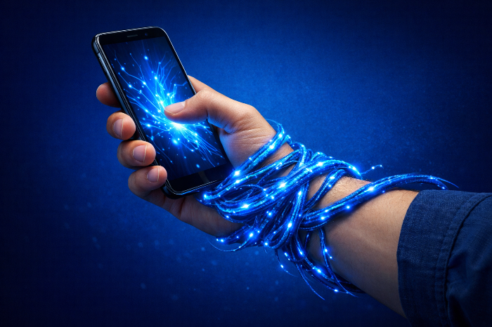 갤럭시 AI의 편리한 기능에 익숙해져 생태계를 벗어나지 못하는 락인 효과 시각화