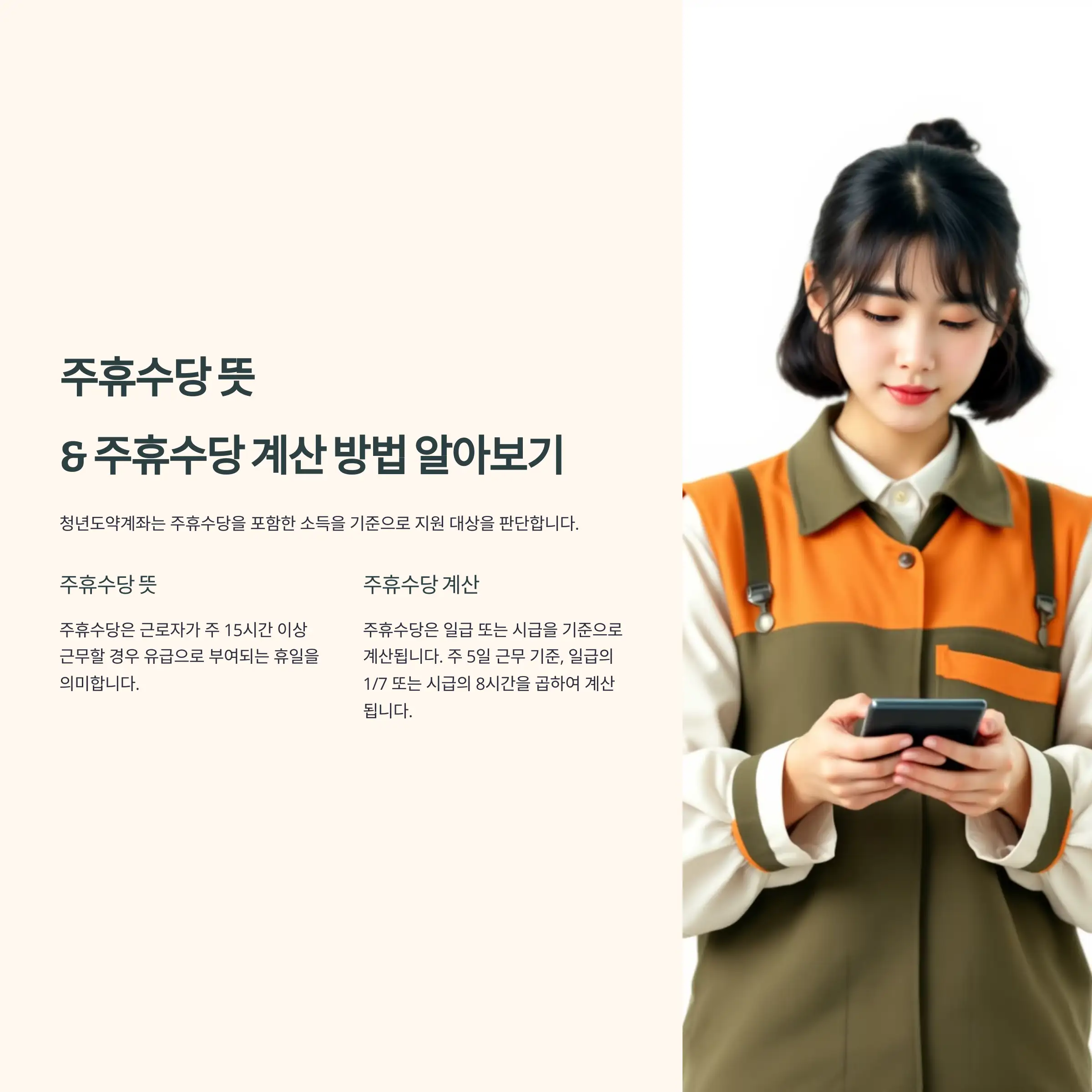 주휴수당 뜻, 주휴수당 계산 방법 알아보기