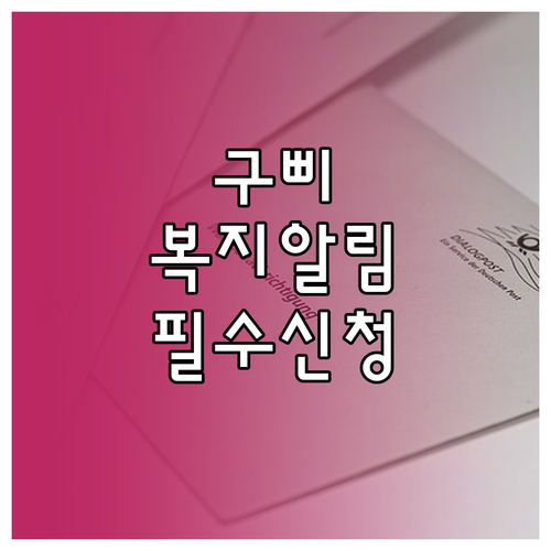 국민비서 구삐 연동 복지멤버십 카카오..