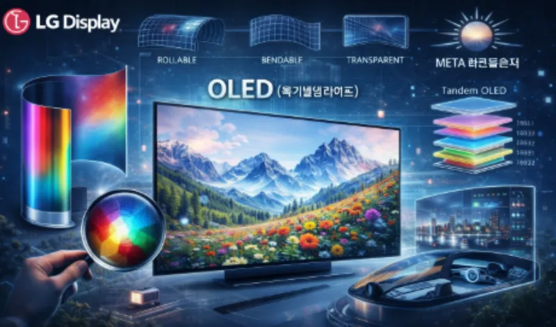 LG디스플레이 OLED 패널 기술과 차세대 디스플레이 개념 이미지 lg-display-oled-technology-concept