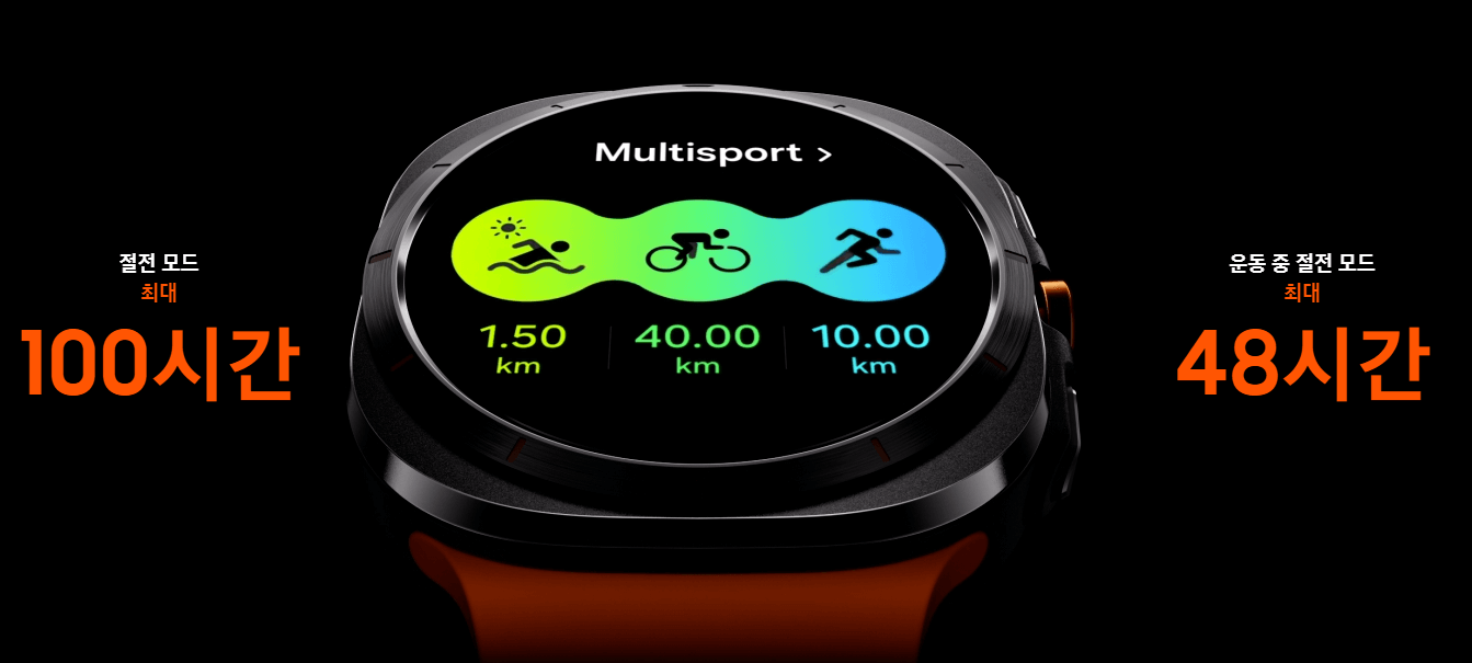 갤럭시 워치 배터리 지속 시간