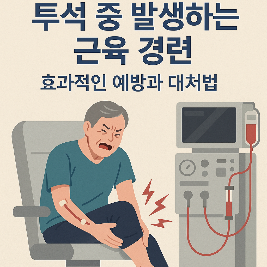 투석 중 발생하는 근육 경련, 효과적인 예방과 대처법