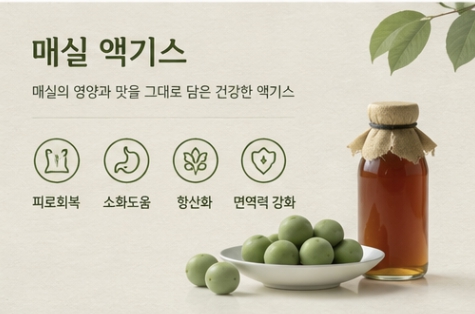 매실액기스 효능 5가지