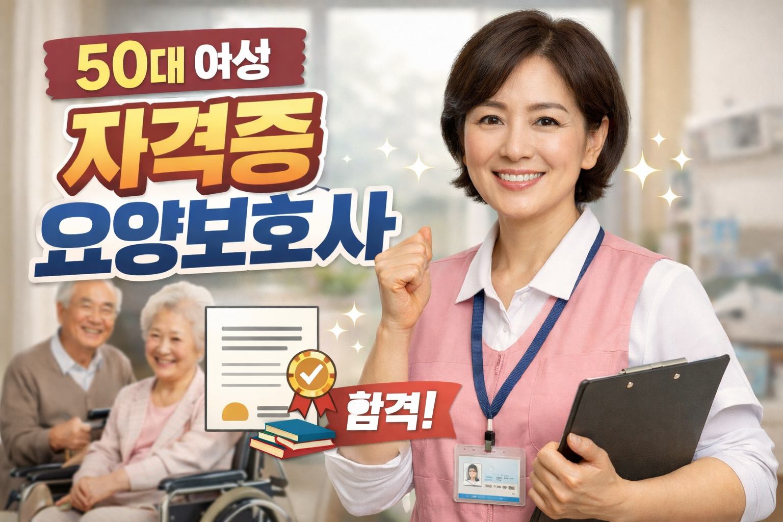 50대 여성 자격증 추천 요양보호사