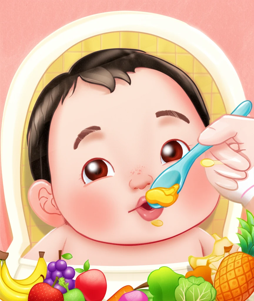 맘마 먹자! 6개월 아기 이유식, 엄