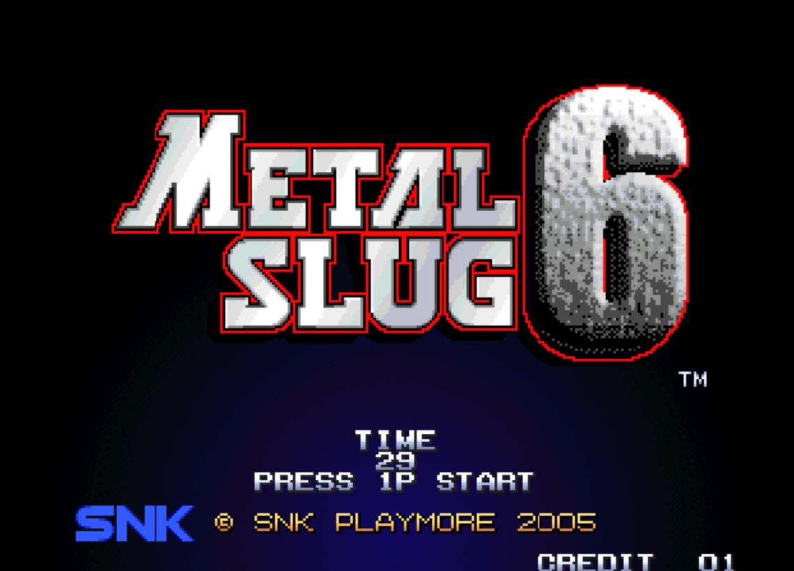 메탈슬러그의 시리즈 6번째 작품의 배경화면이다