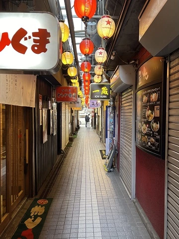 삿포로 라멘거리 골목