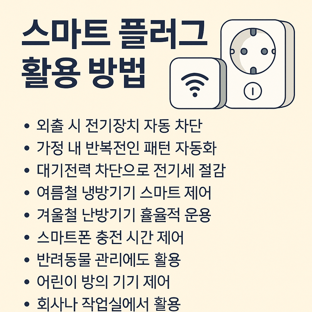 스마트 플러그 활용방법