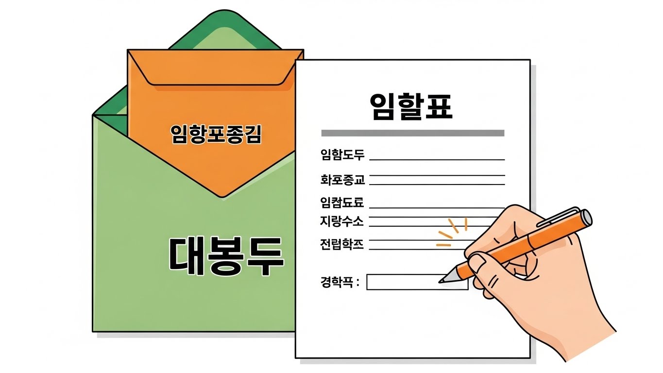 실전 경매 입찰서류: 입찰표, 보증금 봉투, 대봉투 작성 완벽 가이드