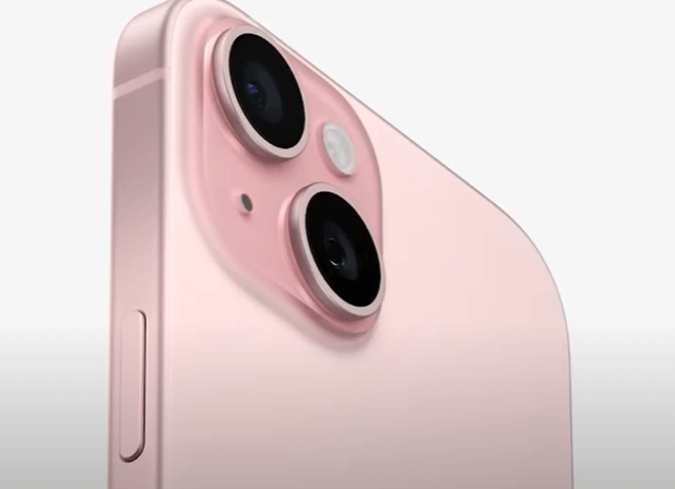 아이폰15 소개 영상의 한 장면