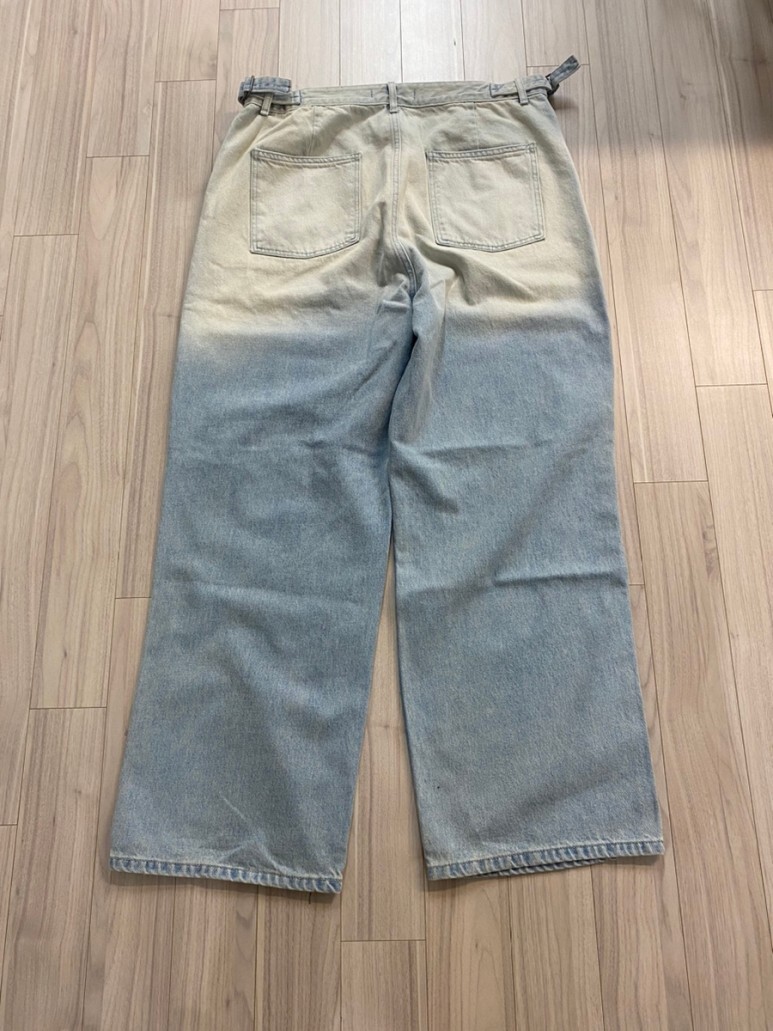 에러스익셉티드(ERRORS EXCEPTED_EEC) DP887LB 와이드 스트레이트 데님팬츠 (Light Blue)