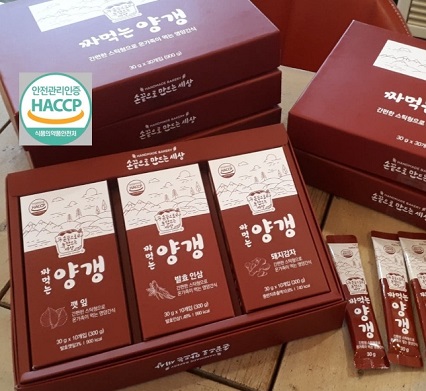 금산-깻잎양갱-짜먹는양갱