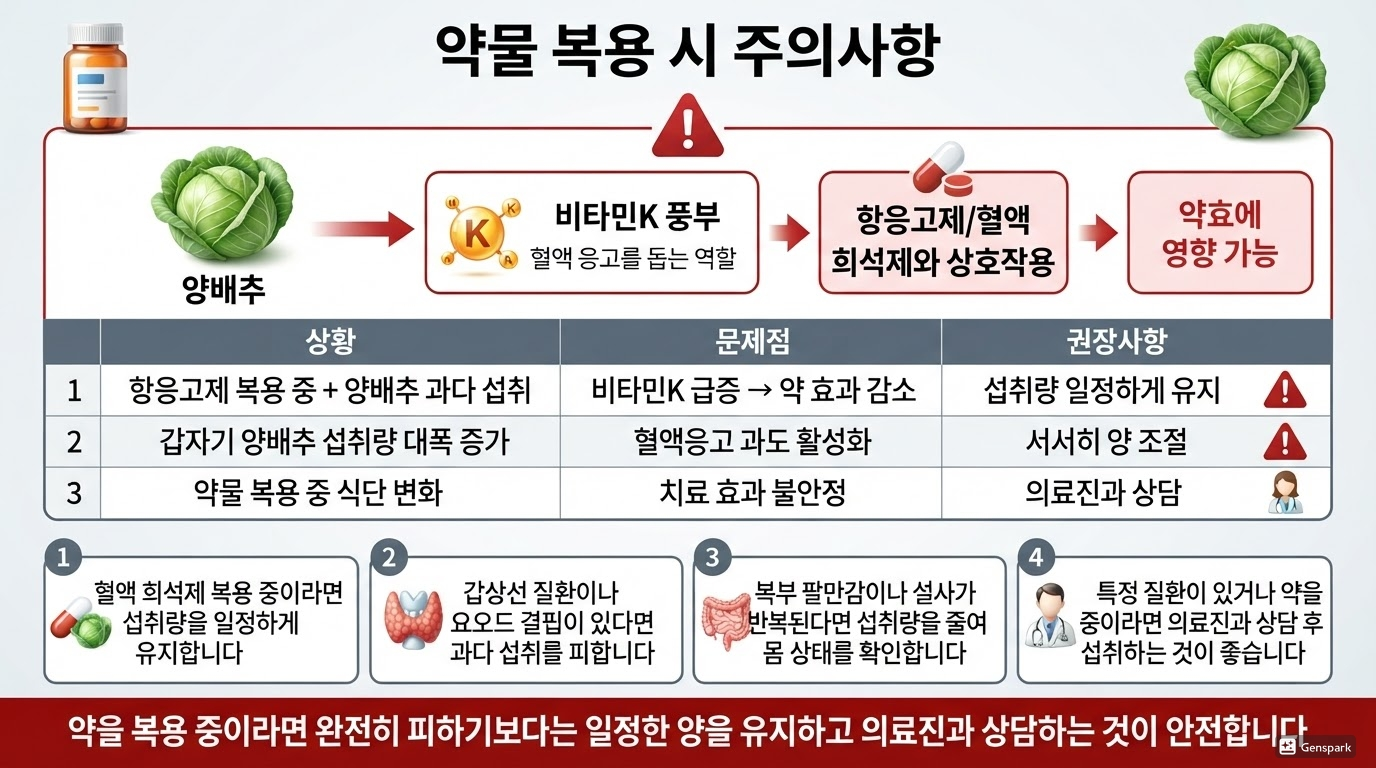 약물 복용 시 주의사항