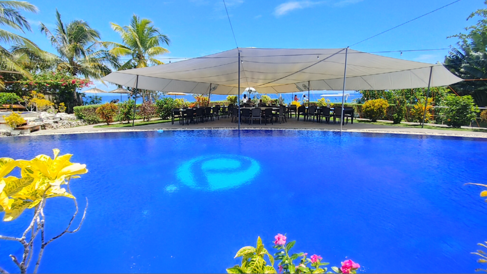 팡로오씨 리조트 식당에서의 풀뷰