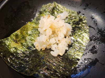 북해도목장구운김마늘밥