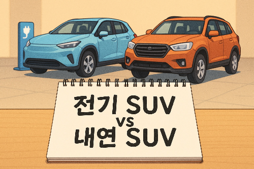 전기차 SUV vs 내연차 SUV