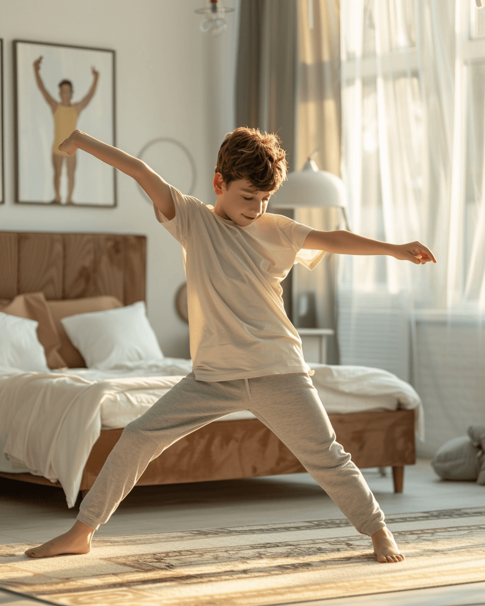 스트레칭하는-학생-이미지