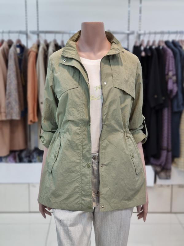 올리비아로렌 여성 백 프린트 캐주얼 사파리 점퍼 VVCCLYM3371