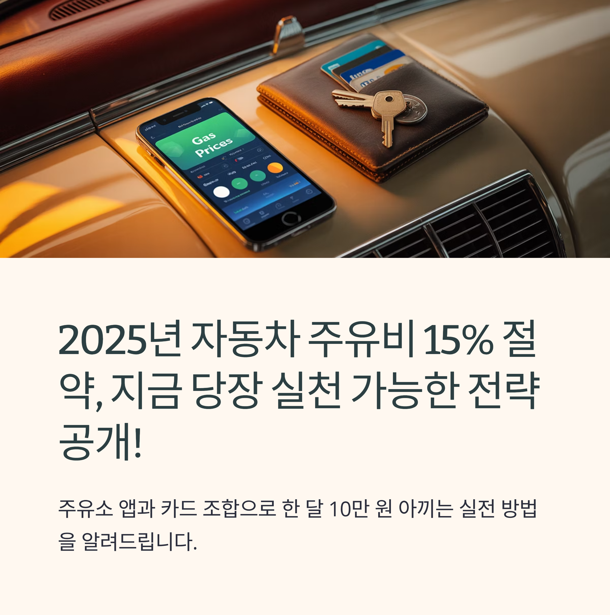 주유비 15% 절약