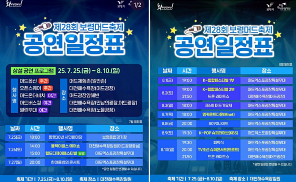 2025 보령머드축제 관련 이미지7