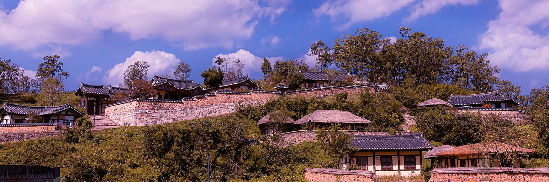 경주 양동마을 전경