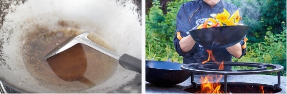 웍질하는-요리사와-기름