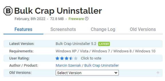 Bulk-Crap-Uninstaller