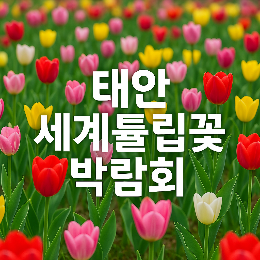 태안세계튤립꽃박람회 2025