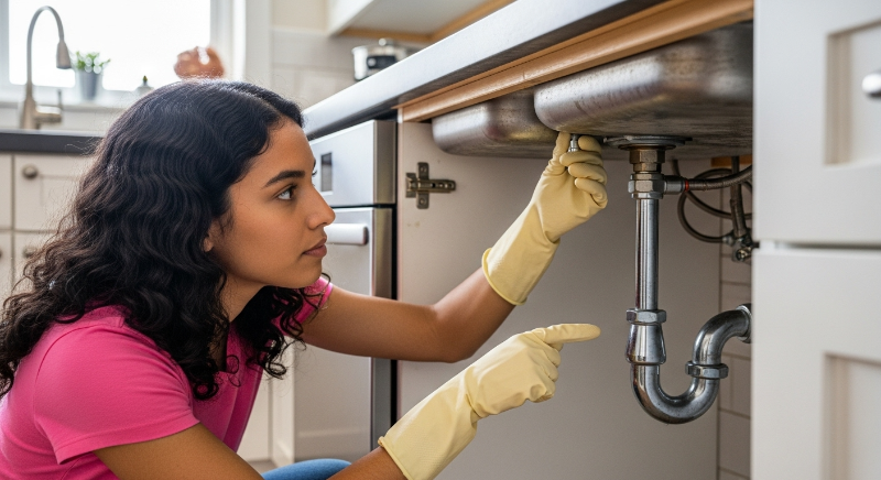 세면대/싱크대 배수구 연결 부위