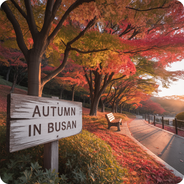2025 부산 단풍명소 절정시기 가상 이미지