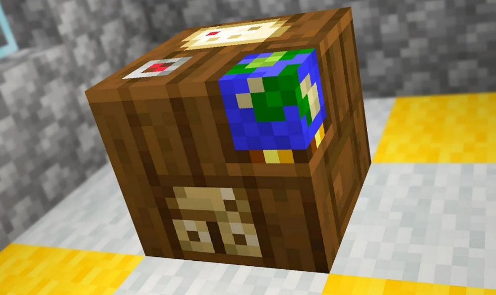 마인크래프트 지도 제작대 조합법,사용법(확장, 복제, 고정, 표시)