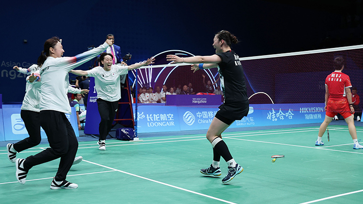 2022 항저우 아시안 게임 여자 배드민턴 단체전 금메달