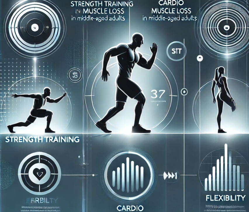 중년 근감소증 관련 사진