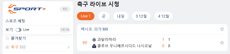 해외 축구 중계 무료 사이트