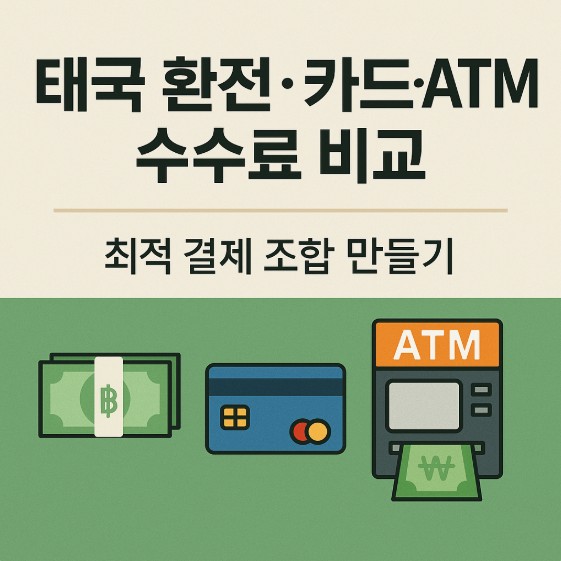 태국 카드 환전 ATM정보