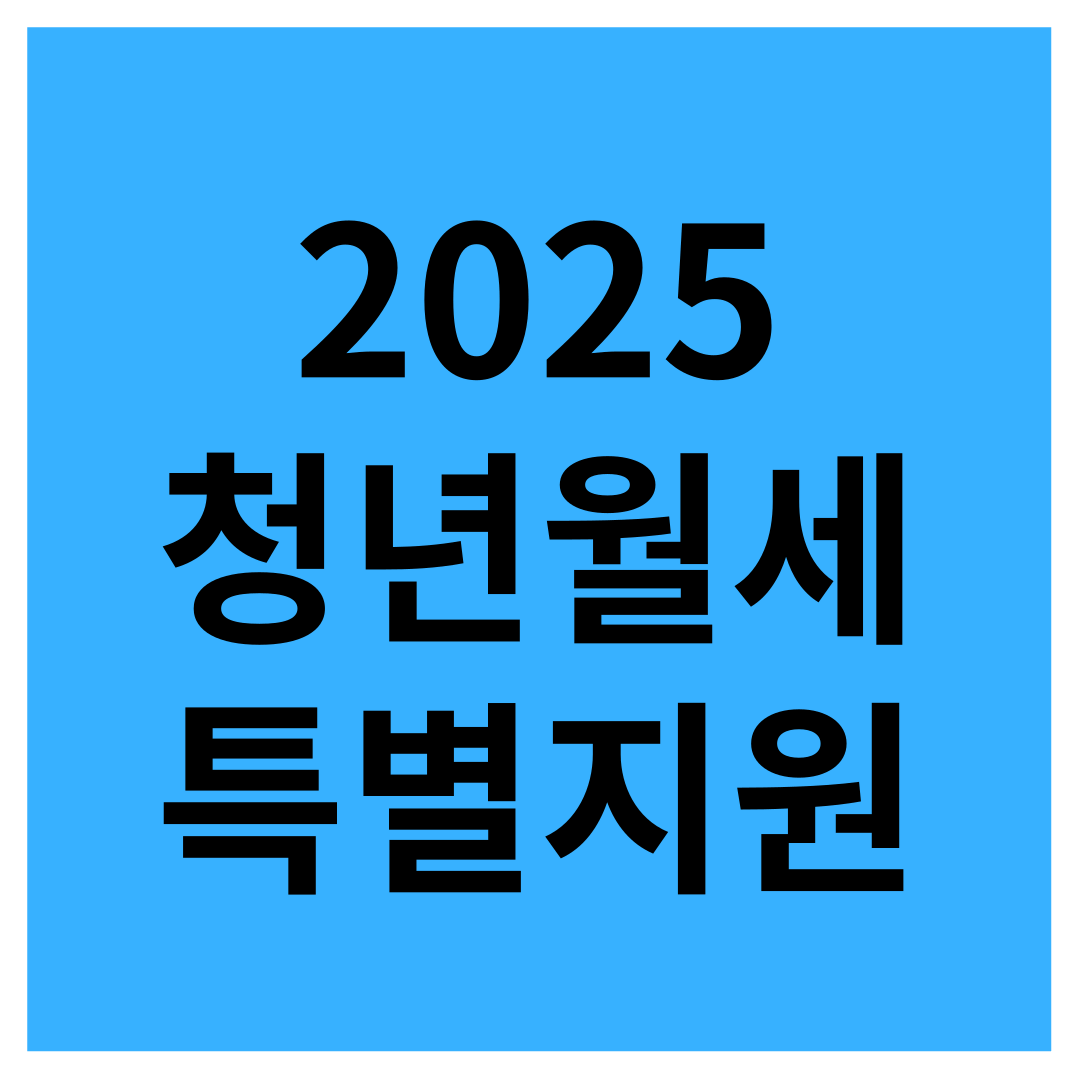 2025 청년월세 특별지원 신청기간, 방법(+25년 달라진 소득,재산 기준요건)