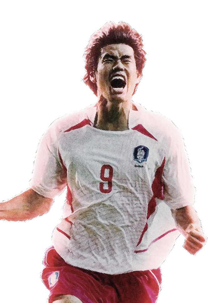 골 때리는 녀석들-레전드 한일전 한국팀 대표 선수 명단, 포지션, 레전드 8인